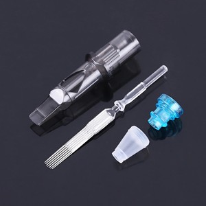 <span class=keywords><strong>Agujas</strong></span> de cartucho de tatuaje desechables Blackbird 20 piezas carcasa transparente suave Memabrane 0,30mm RL RS <span class=keywords><strong>M1</strong></span> CM cartuchos de aguja de tatuaje - Product Image 2