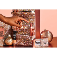 Boîte de calendrier de l'avent personnalisée OEM, maquillage, calendrier de beauté 12 jours, emballage en carton rigide, recyclable, gaufrage, revêtement UV