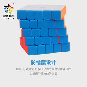 Yuxin 5x5 Rubik's <b>Cube</b> Solid Color Smooth <b>Magic</b> Puzzle For Teens Unisex Toy - Product Image 2