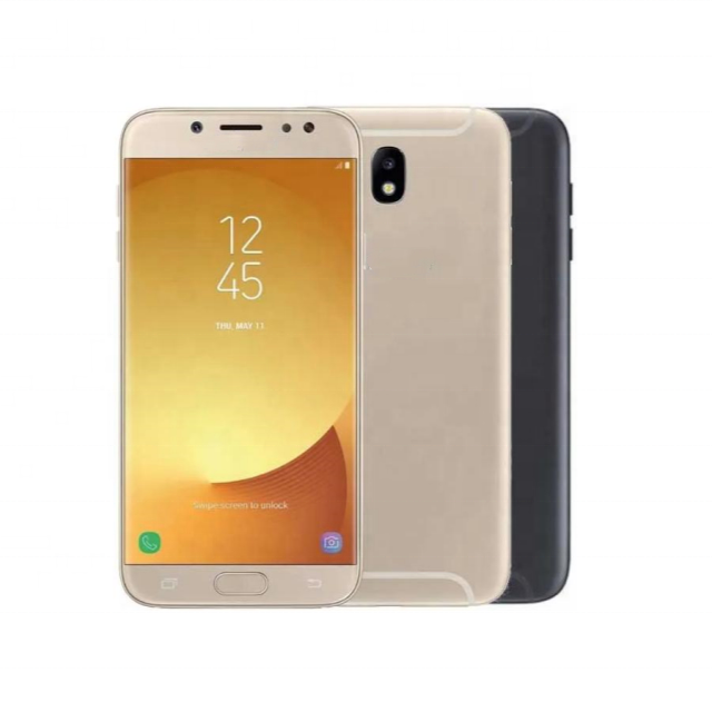 For Sam J7 Pro J730F Dual Sim Original Unlocked Android Super Cheap Smart Touchscreen Bar Mobile Cell Phone Smartphone