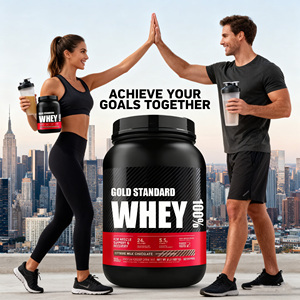 Integratore sanitario personalizzato proteine in polvere <span class=keywords><strong>80</strong></span> Bulk isolare concentrato 100% Gold Standard proteine del siero di latte in polvere - Product Image 3