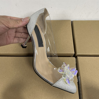 Chaussures à talons hauts pointus, sexy, pour banquet, brillantes et confortables, chaussures à talons hauts pour femmes