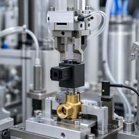Mesin Perakitan Katup Solenoid Otomatis Penuh Efisiensi Tinggi QFW dengan Kontrol PLC Lini Perakitan