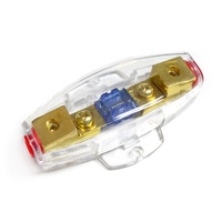 Universel 4 6 8 Gauge Mini ANL MIDI AFS ANS Boulon sur Porte-fusible 32V Or Nickelé pour RV Voiture Stéréo Audio Alarme Amplificateur