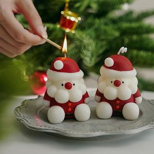 <span class=keywords><strong>Mini</strong></span> velas perfumadas de Navidad bonitas de lujo personalizables, regalos de fragancia, velas perfumadas decorativas para el hogar, venta al por mayor a granel - Product Image 3