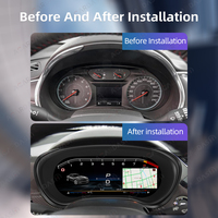 Tableau de bord LCD ACARDASH 12,3 pouces, compteur de vitesse numérique avec Carplay, odomètre pour Chevrolet Malibu XL 2015-2022