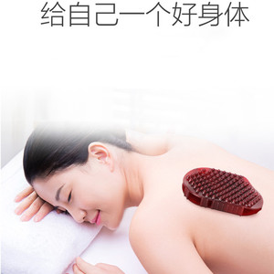 แปรงนวดเมอริเดียน, แปรงนวดน้ำมันหอมระเหยสองด้านห้าธาตุสำหรับร้านเสริมสวย, แบบถุงมือแมงป่อง, สำหรับอาบน้ำและ - Product Image 3