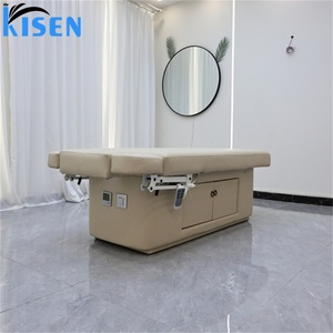 Kisen Beauty Bed Customized <b>Table</b> Salon Beauty Lash Facial Treatment Eyelash Furniture Electric Adjustable Chair with Cabinet - Product Image 6