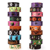 Ruban Washi Personnalisé pour Halloween, Ruban Décoratif Imprimé pour Scrapbooking, Journalisation, Planification, DIY, Emballage Cadeau