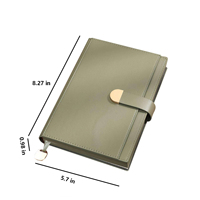 Carnet de notes professionnel en cuir A5 personnalisé avec logo, journal de travail minimaliste, pour réunions de bureau, portable, élégant, coffret cadeau d'affaires