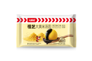 ขนมจีบข้าวเหนียวดำงาดำแช่แข็งแบบดั้งเดิม ไส้งาดำ บรรจุถุง - Product Image 4