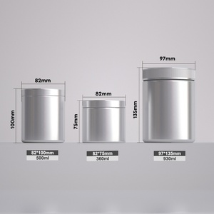 Custom Printed Aluminum <b>Pill</b> Jar for Supplement <b>Container</b> Premium Custom Supplement Bottles Dietary Supplement Packaging - Product Image 2