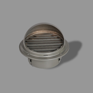 Grilles de ventilation murales modernes en acier inoxydable pour système CVC, étanches, pour hotte de cuisine, ISO 9001, marque HSTUBE, 4 pouces - Product Image 1
