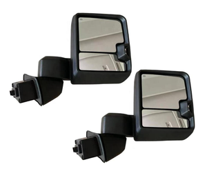 Rétroviseurs latéraux XMAXVISION pour Chevrolet 1500 2019-2021, pliage manuel, chauffants, clignotants, éclairage de courtoisie, capteur de température, remorquage - Product Image 3