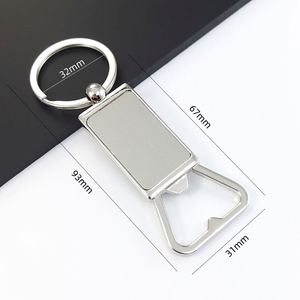 Promotion Gifts Personalized Custom Logo 2-In-1 Durable Stylish Zinc Alloy Metal Keychain <b>Beer</b> Bottle Opener - Product Image 2