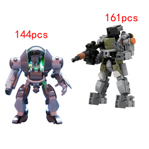 Mecha xây dựng khối thiết lập 392pcs ABS nhựa mô hình câu đố giáo dục Hiện Đại Đồ chơi cho trẻ em mới leguotoys - Product Image 4