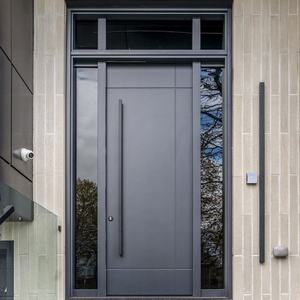 Porta d'Ingresso Principale in Alluminio Contemporanea con Pannello Termoresistente, Superficie Rifinita, Prevenzione Incendi per Uso Esterno - Product Image 4