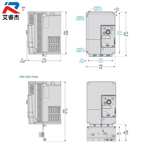 Nuevo convertidor de frecuencia trifásico original ATV320U75S6C de 525-600V y 7.5KW, serie ATV320 compacto ATV320U75S6C - Product Image 3