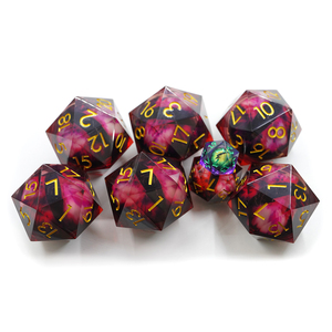 Personnalisé D20 Résine Polyédrique Dragon Oeil <span class=keywords><strong>Dés</strong></span> Numéro Unique 1-<span class=keywords><strong>20</strong></span> Chute Rouge Couleur RPG <span class=keywords><strong>20</strong></span> <span class=keywords><strong>Faces</strong></span> <span class=keywords><strong>Dés</strong></span> - Product Image 3
