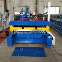 Máquina Formadora de Láminas de Techo Metálico Corrugado de Fábrica China con Control PLC, Engranajes y Rodamientos, Operación Automática