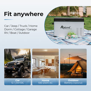 Alpicool <span class=keywords><strong>C50</strong></span> 12V Réfrigérateur portable à double usage pour voiture, congélateur à compresseur LG, <span class=keywords><strong>camping</strong></span>, réfrigérateur extérieur pour camion, <span class=keywords><strong>camping</strong></span>-<span class=keywords><strong>car</strong></span>, fourgon, bateau - Product Image 6