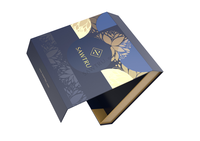 Dossiers de luxe personnalisés à fermeture magnétique recyclable rigide Chocolat Truffe Emballage de cadeau Carton élégant fait à la main