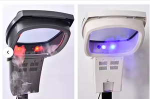 เครื่องอบไอน้ำโอโซนแบบมืออาชีพ Zs Professional O3 พร้อมไฟ LED 7 ดวง สีแดง/น้ำเงิน สำหรับทำทรีทเมนต์ผม ใช้ในร้านเสริมสวยและสปา - Product Image 6