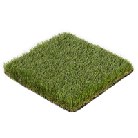 Césped Artificial Sintético Encastrable de 10 mm para Interiores/Exteriores, Resistente al Agua, Plástico Duradero, para Paisajismo de Patios Traseros