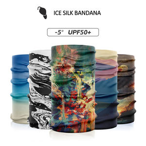 UPF50 ghiaccio di raffreddamento traspirante senza cuciture Multi-funzionale seta ghiaccio ghetta sport all'aperto Bandana sciarpa più calda per il ciclismo - Product Image 6