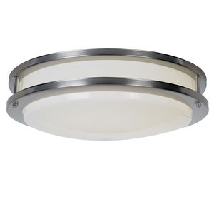 <span class=keywords><strong>Plafonnier</strong></span> LED rond moderne de <span class=keywords><strong>10</strong></span>, 12, 14, 16, 18, 24 pouces, finition nickel brossé, montage encastré pour la maison et le bureau - Product Image 2