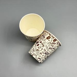 Gobelets en papier jetables à paroi simple avec logo personnalisé, revêtement PE, 6oz, 8oz, 10oz, 12oz, 16oz pour boissons chaudes et froides, vente en gros - Product Image 5