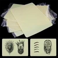 Peau d'entraînement en silicone pur jaune 30x20x0.3cm pour maquillage permanent, idéale pour débutants, pour la pratique du tatouage corporel
