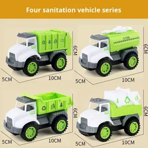 Juego de Juguetes de Vehículos Urbanos de Varios Tipos, Incluye Auto, Camión de Bomberos y Vehículo de Construcción, Juguete para Niños - Product Image 4