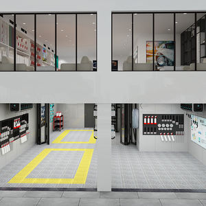 Installation personnalisée d'équipement de lavage de voiture commercial de station avec la grille de <span class=keywords><strong>vidange</strong></span> de compresseur d'air de vide pour l'atelier de détail automatique - Product Image 6