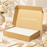 Boîte d'expédition pliable personnalisée, directement de l'usine, avec un style neutre et luxueux et impression de logo personnalisée pour la vente en ligne