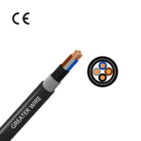 Kabel Tembaga Industri Berkualitas Tinggi 2/3/4/5 Inti YJV32 Berlapis Baja 4x95-185mm Kabel SWA Berisolasi XLPE