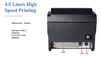 Impresora de Impacto de Alta Velocidad X-printer de 80 mm y 9 Pines, Impresora Matricial de Puntos con Interfaz USB para Windows/Android/Linux, Impresora POS para Restaurantes