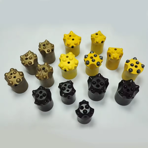 चीन की निर्माता 32 मिमी 34 मिमी 36 मिमी 38 मिमी 40 मिमी 38 मिमी 40 मिमी का टेपर बटन बिट 27 yt29 रॉक ड्रिल - Product Image 2