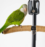 Support de perchoir en triangle pour oiseaux d'intérieur Structure stable de qualité supérieure Base antidérapante Sûr