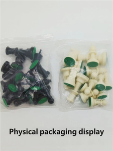 Pièces d'échecs en plastique en vrac Grand roi 95 mm Moyen roi 65 mm Fait à la main Écologique Finition en tissu velours Jeux de société et <span class=keywords><strong>jeu</strong></span> de <span class=keywords><strong>Ludo</strong></span> - Product Image 5