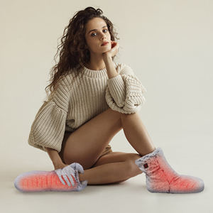 Calcetines Térmicos Inteligentes con Apagado Automático en 45 Minutos y Carga USB, para Uso en Casa o <span class=keywords><strong>de</strong></span> Viaje en Clima Frío - Product Image 3