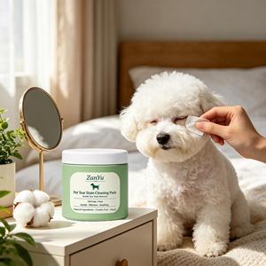 Almohadillas de Limpieza para Manchas de Lágrimas de Mascotas de Marca Privada, Almohadillas Desechables Suaves y Delicadas, para el Cuidado Diario de la Limpieza del Área de los Ojos de Perros y <span class=keywords><strong>Gatos</strong></span> - Product Image 5