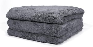 Edgeless Microfiber <b>Towels</b> <b>Cars</b> Wash 550GSM 1 Pack 40*40 Super Absorbent Soft Coral Velvet Detailing Polishing <b>Car</b> <b>Drying</b> <b>Towel</b> - Product Image 2