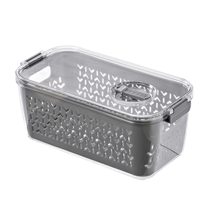 Customized High-quality Environmental Protection Mini Clear Stackable Bins Small Storage Box Food Storage Box With Lid