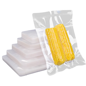 Sacchetto Trasparente Personalizzato con Cerniera per Mais, Verdure, Snack, Alimenti Surgelati e Confezionamento di Prodotti Freschi - Product Image 1