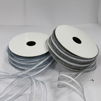 Cinta de Organza de 2.5cm al por Mayor para Manualidades, Lazos para el Cabello, Cajas de Regalo y Envoltura