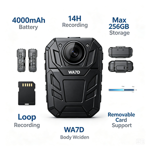 Cámara de Grabación de Audio WA7D, Cámara Corporal Portátil para Uso Diario en Exteriores - Product Image 5
