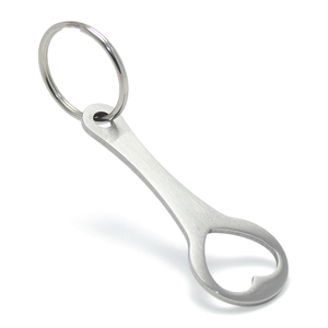 Thép không gỉ mua sắm giỏ hàng Keychain kim loại vòng chìa khóa bia công cụ mở chai mua sắm giỏ hàng đồng xu hình dạng đa công cụ với <span class=keywords><strong>Opener</strong></span> - Product Image 3