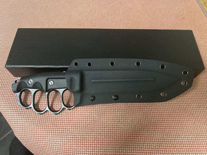 Cuchillo Multiusos de Acero Inoxidable para Camping, Hoja de 6.3mm, Mango G10, Personalizable OEM, Venta al Por Mayor, Industrial, 19.5cm - Product Image 1