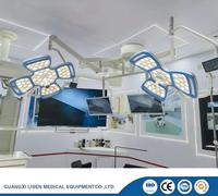 Lampe frontale chirurgicale LED sans ombre 5+3 pétales de haute qualité, électrique, vétérinaire, avec support réglable, certifiée CE